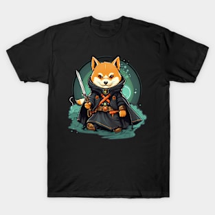 Cartoon Shiba Inu Dog RPG - Cute Shiba Inu T-Shirt